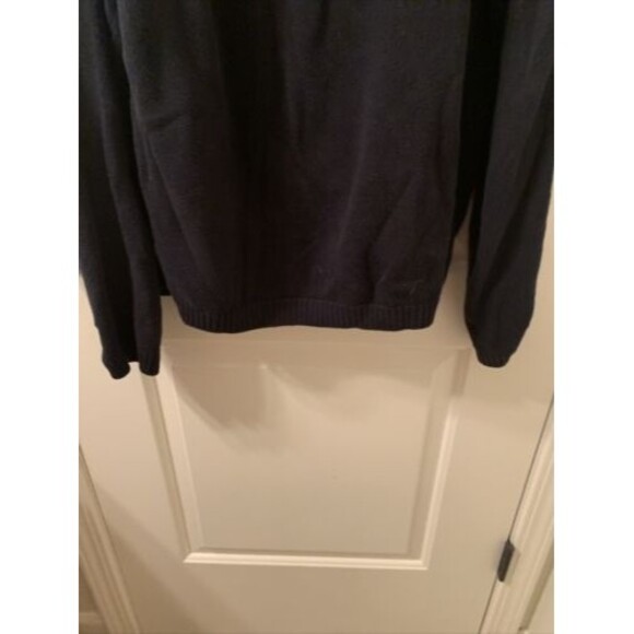 Wilke Rodriguez Men's XL 1/4 Zip Sweater Pullover Navy Blue Collared - Picture 9 of 10
